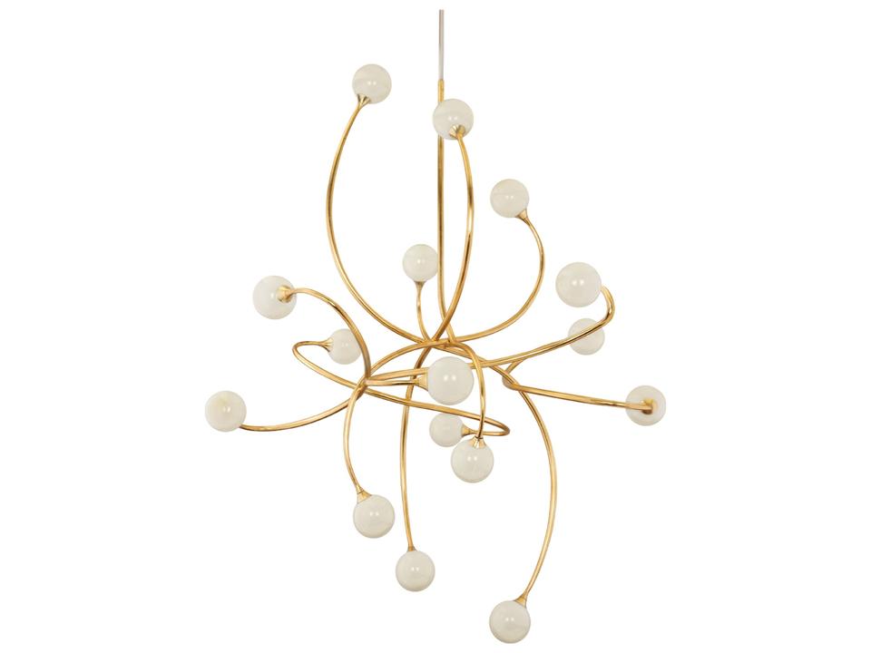 Signature 16-Light Chandelier in Gold Leaf