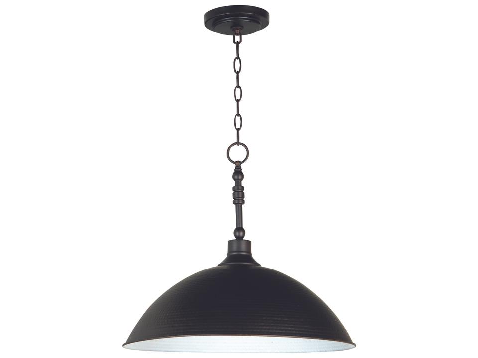 Timarron 1-Light Large Pendant Light in Aged Bronze Brushed