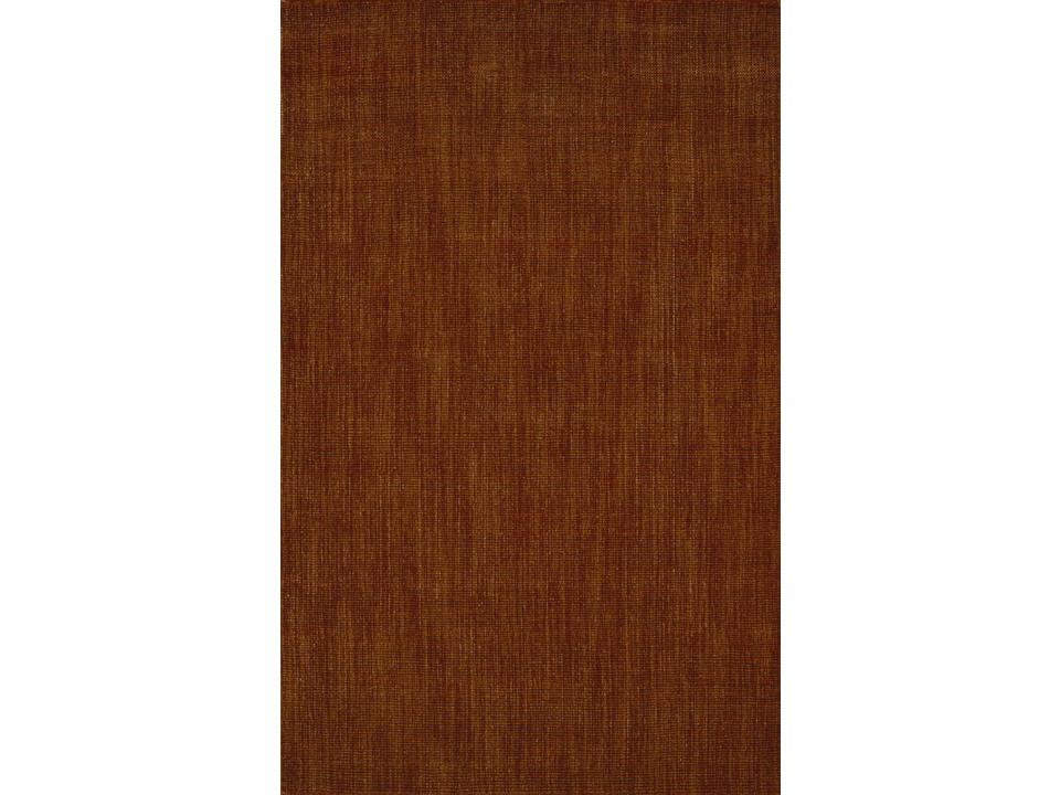 Monaco Sisal Solid Hand-Loomed Wool Area Rug in Paprika