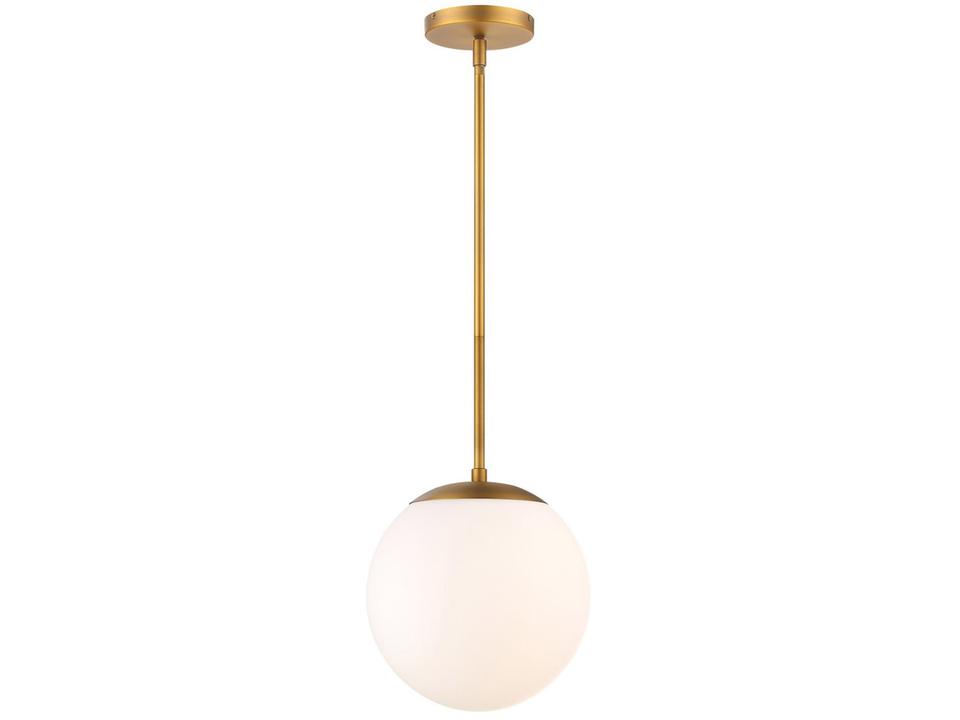 dweLED Niveous Pendant Light in Aged Brass