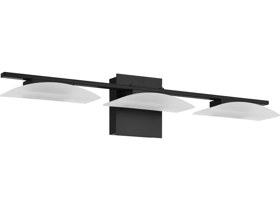 Metrass 3 LED Bath Vanity Light in Matte Black