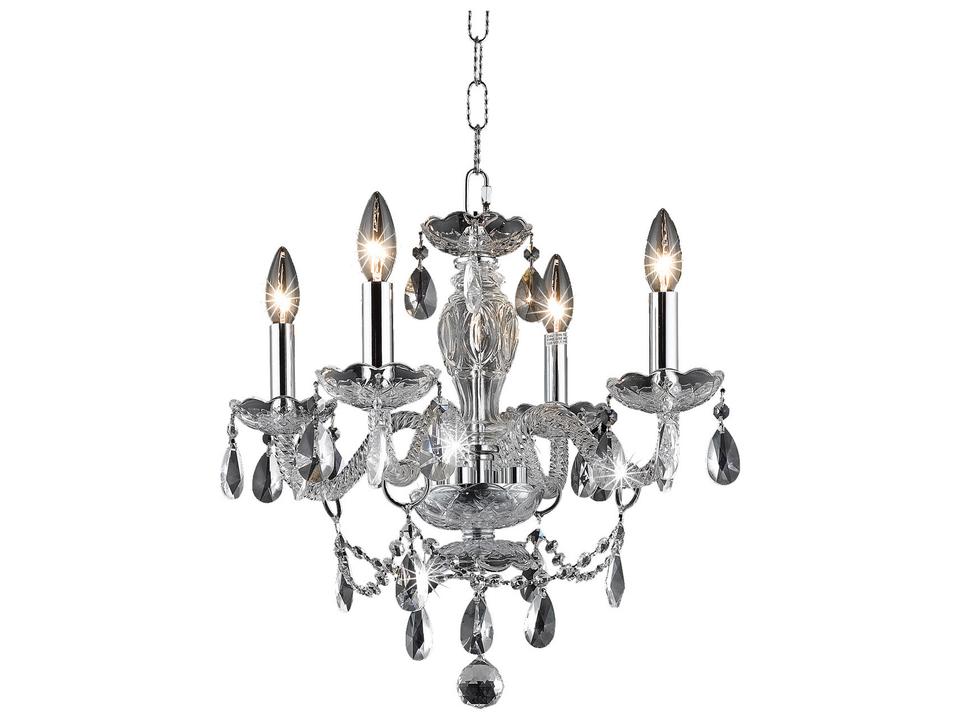 Elle 4-Light Crystal Chandelier