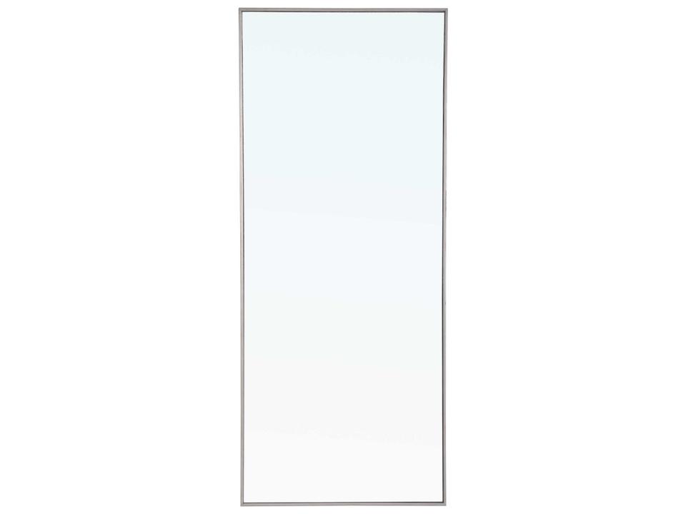Monet Rectangular Wall Mirror in Silver Finish