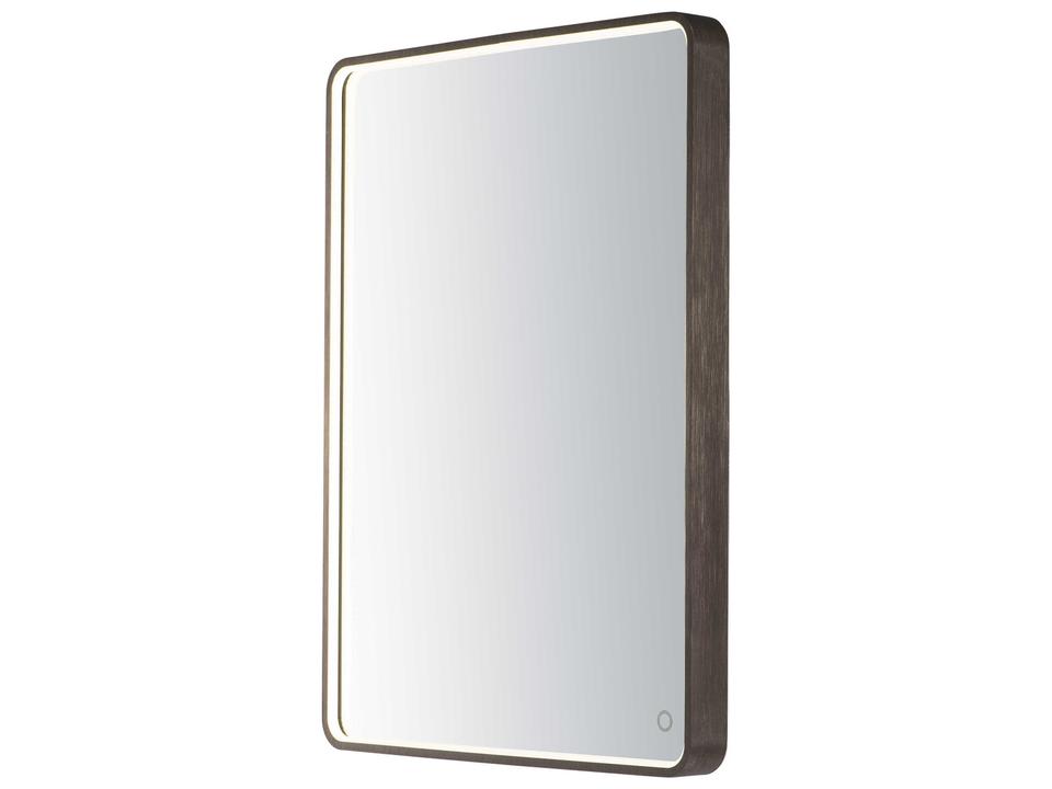 Mirror Collection Rectangular LED Wall Mirror Anodized Bronze Finish