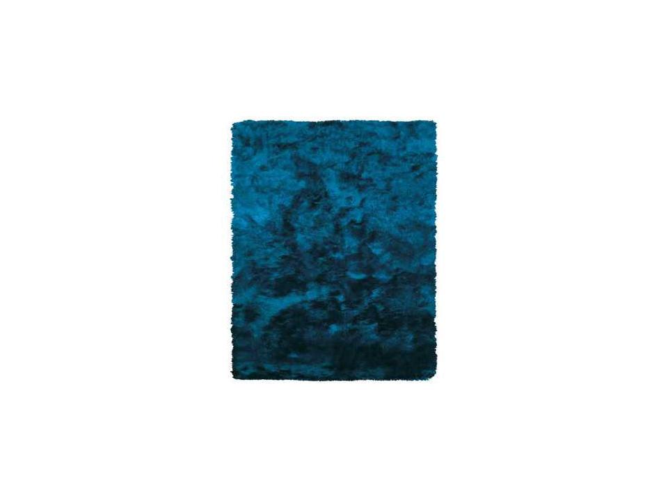 Indochine Collection Shag Area Rug in Teal