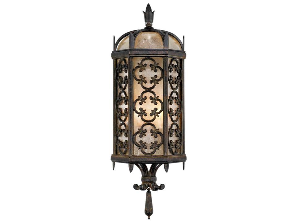 Costa del Sol 2-Light Outdoor Wall Sconce in Marbella Wrought Iron