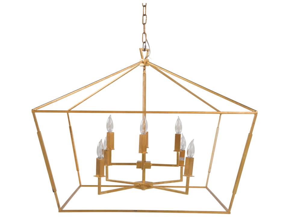 Adler 8-Light Chandelier in Vintage Gold
