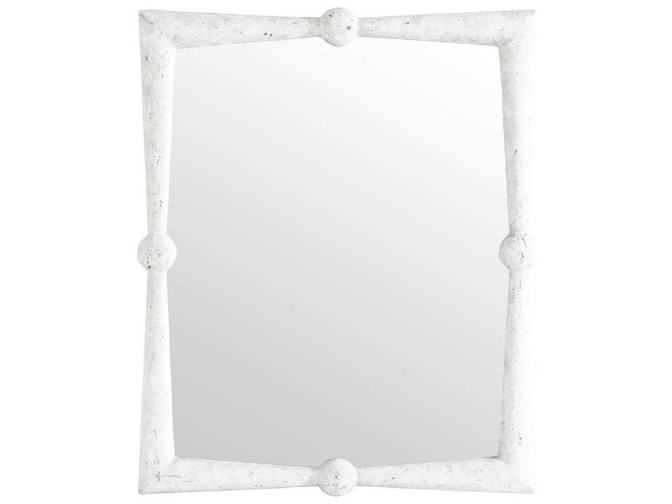 Scarlett Antique White Rectangular Wall Mirror
