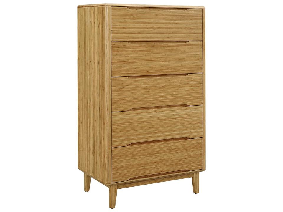 Currant Five Drawer High Chest Caramelized