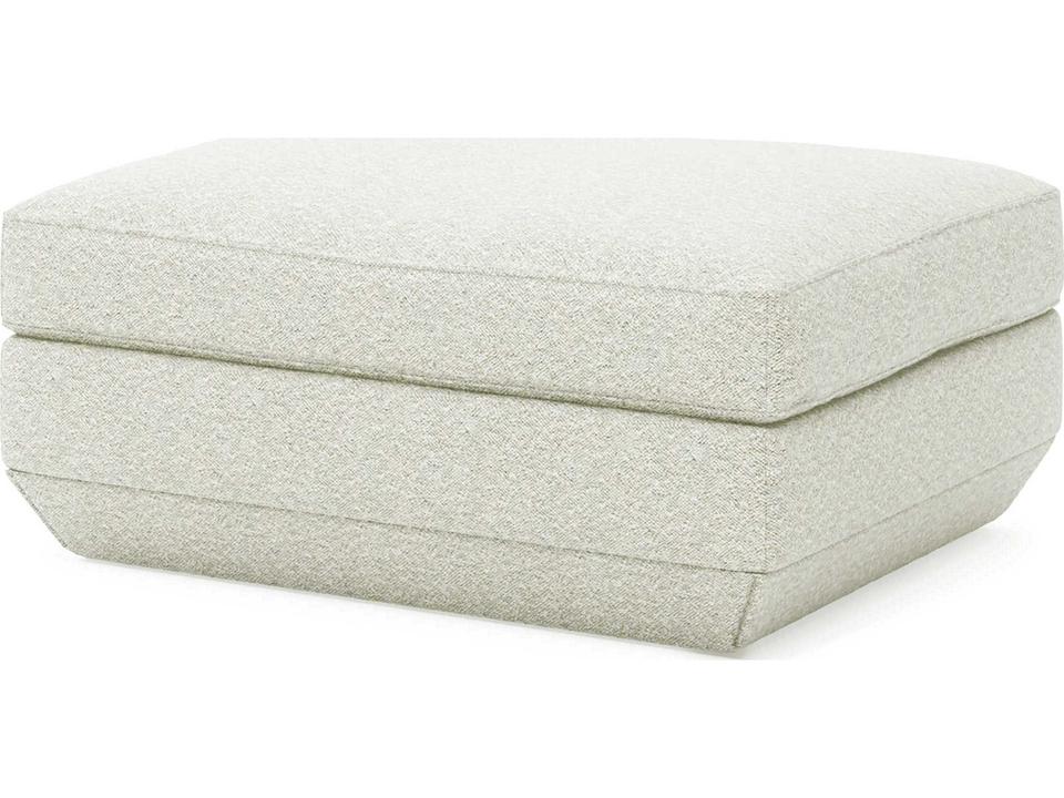 Podium Copenhagen Fossil White Upholstered Ottoman