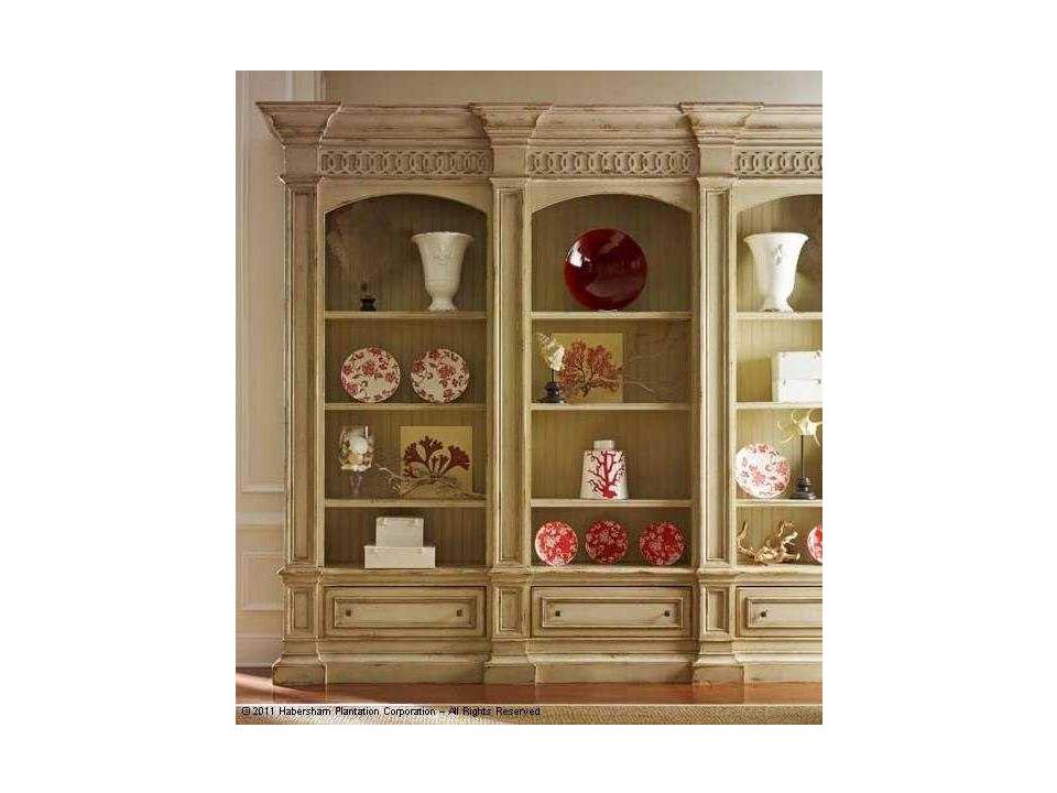 Hathaway Triple Bookcase with Shelves and Drawers