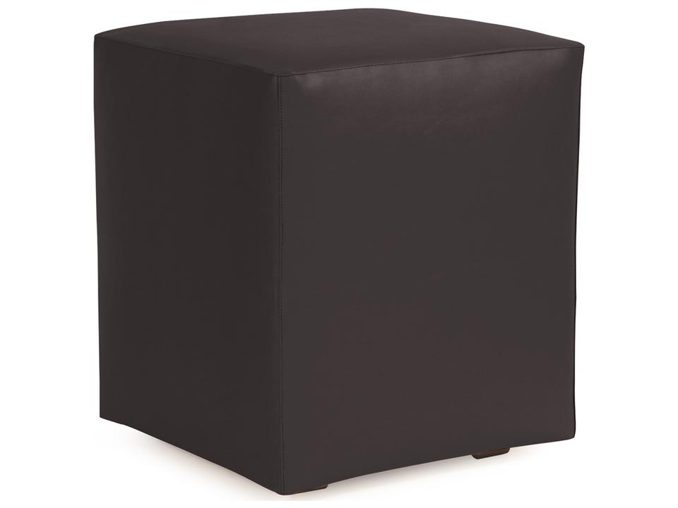 Atlantis Black Resin Cushion Ottoman