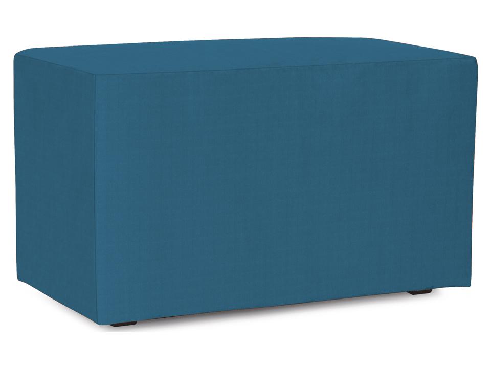 Seascape Turquoise Resin Cushion Bench