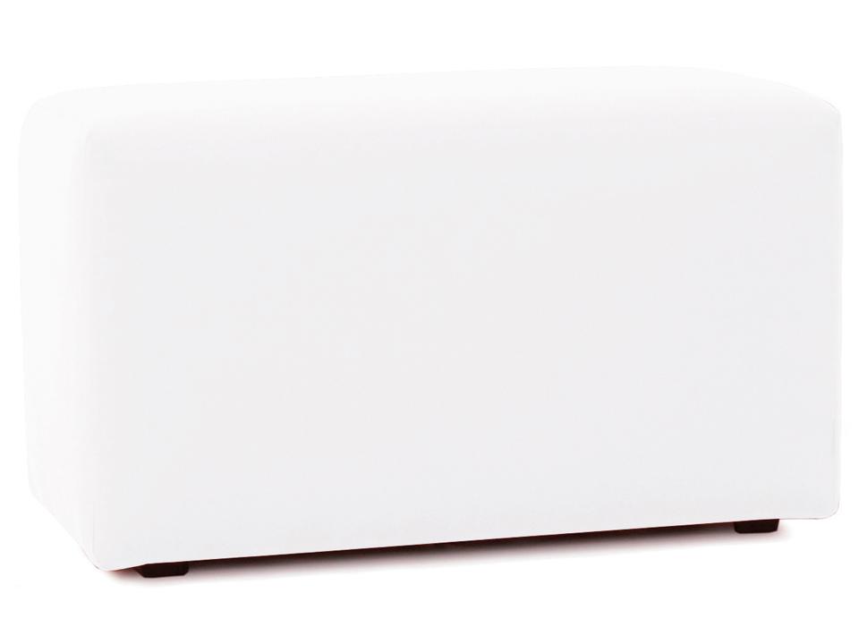 Seascape Resin Cushion Bench with Sunbrella Fabric in Natural