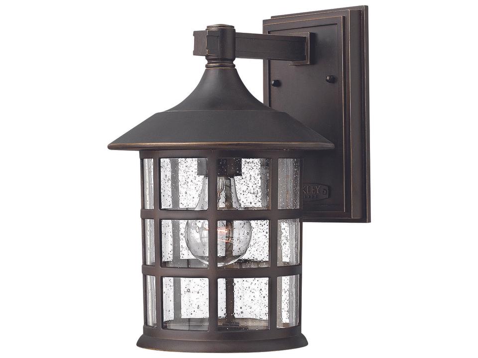 Freeport Outdoor Medium Wall Mount Lantern in Oil Rubbed Bronze