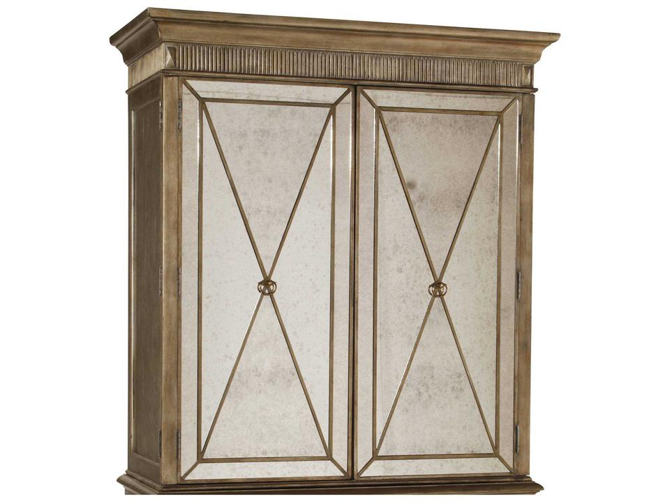 Sanctuary Gold Visage Cedar Wood Wardrobe Armoire