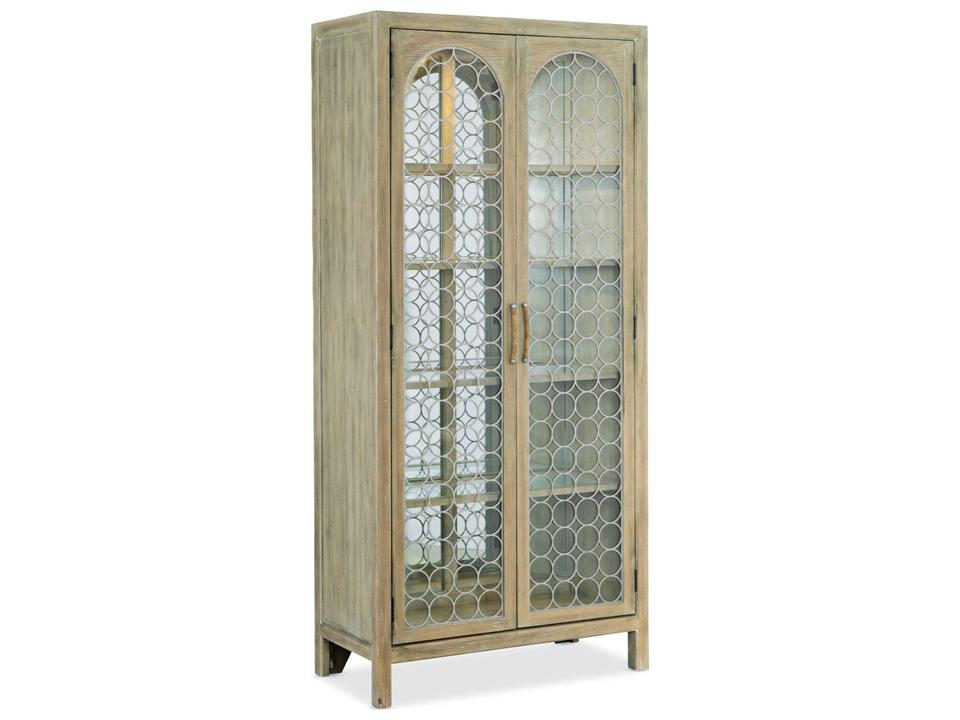 Surfrider Driftwood Display Cabinet with Glass Doors