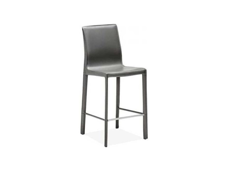 Jada Counter Stool in Mountain Grey Leather