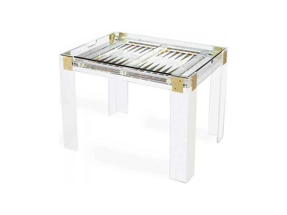 Pierre Acrylic Backgammon Table