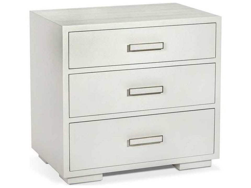 Portia Bedside Chest Textured Nightstand
