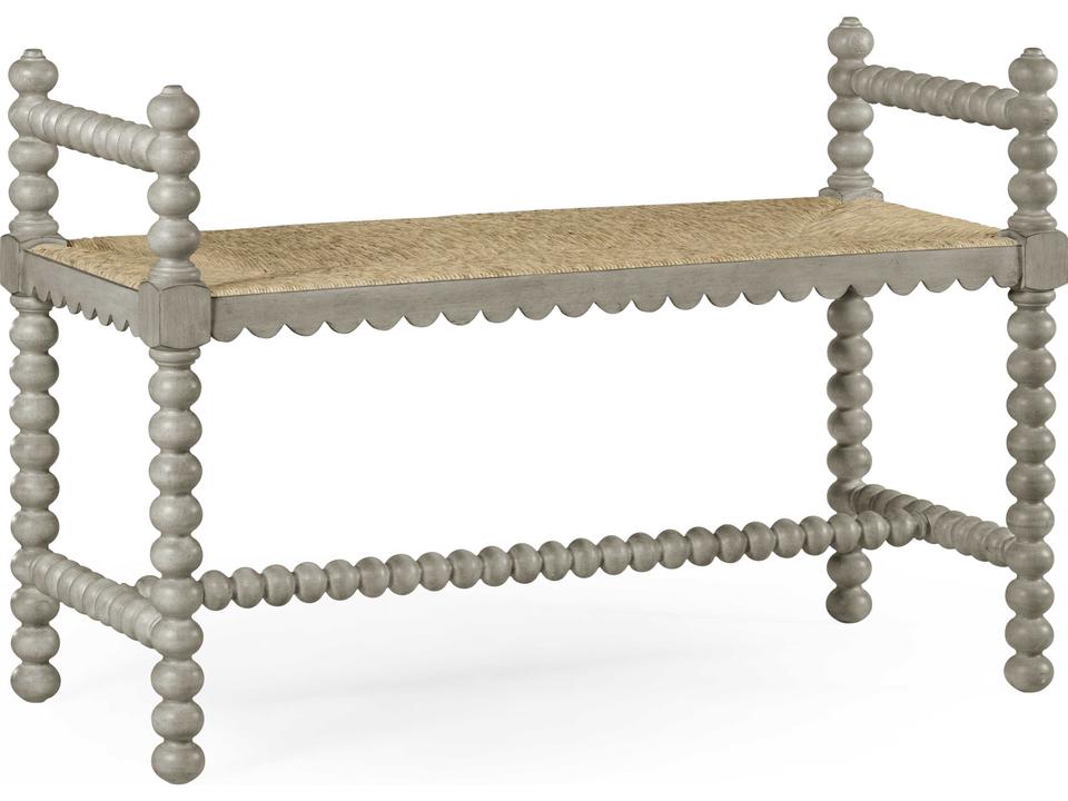 William Yeoward Bellingham Country Grey Single Bench