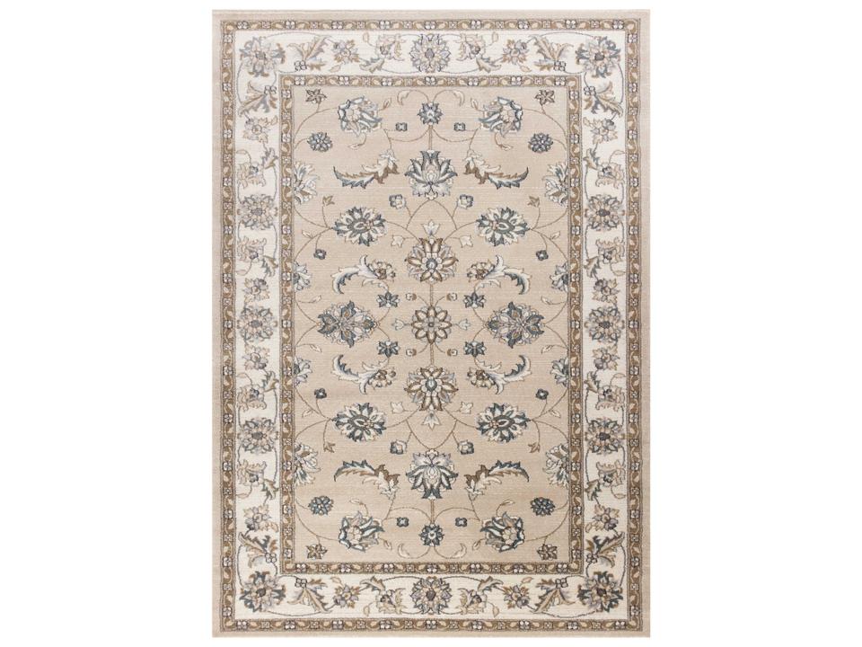 Avalon Traditional Area Rug in Beige Ivory Polypropylene