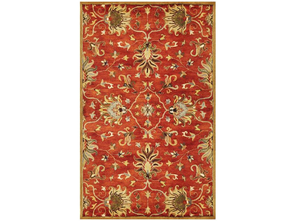 Syriana 6009 Sienna Agra Traditional Wool Runner Rug