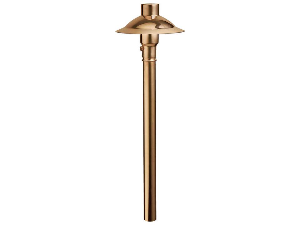 Copper Adjustable 1-Light Low Voltage Outdoor Path Light
