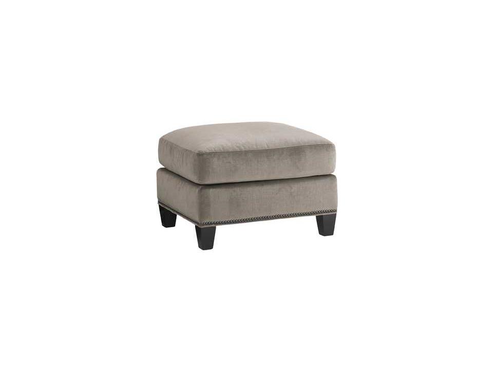 Carrera Upholstered Ottoman with Customizable Options