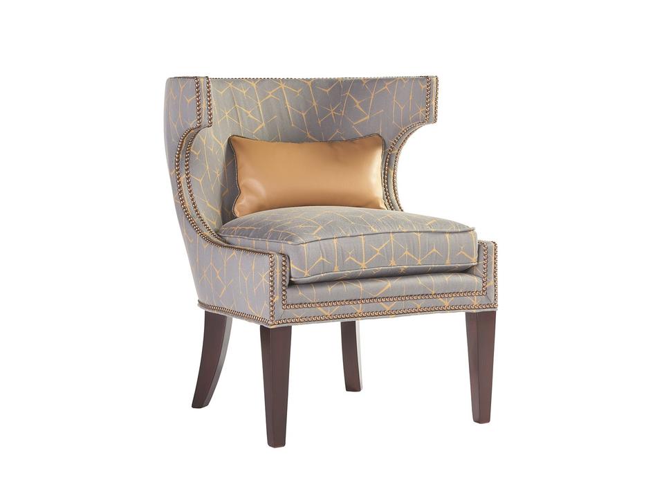 Mirage Accent Chair with Blend Down Kidney Pillow
