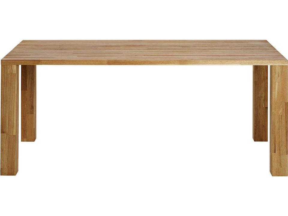 Laxseries Rectangular Wood Natural Linseed Oil Dining Table