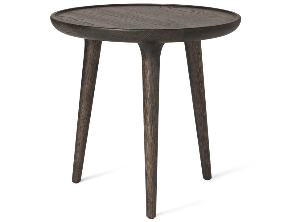 Accent Round Wood Coffee Table in Sirka Grey Oak