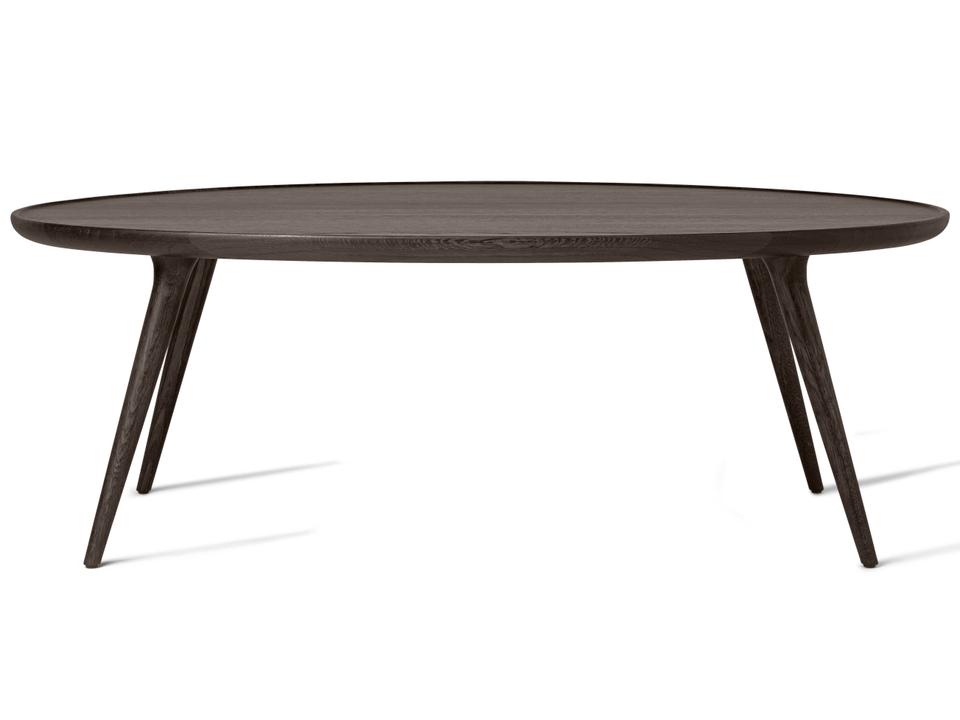 Accent Oval Coffee Table in Sirka Grey Stained Oak by Space Copenhagen