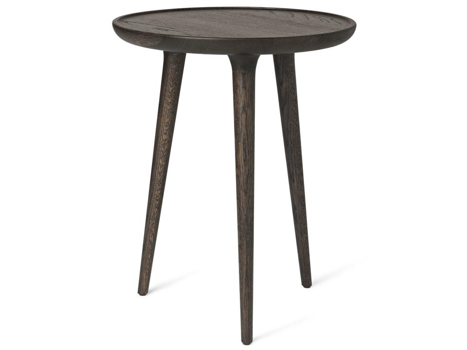 Accent Round Wood Sirka Grey End Table