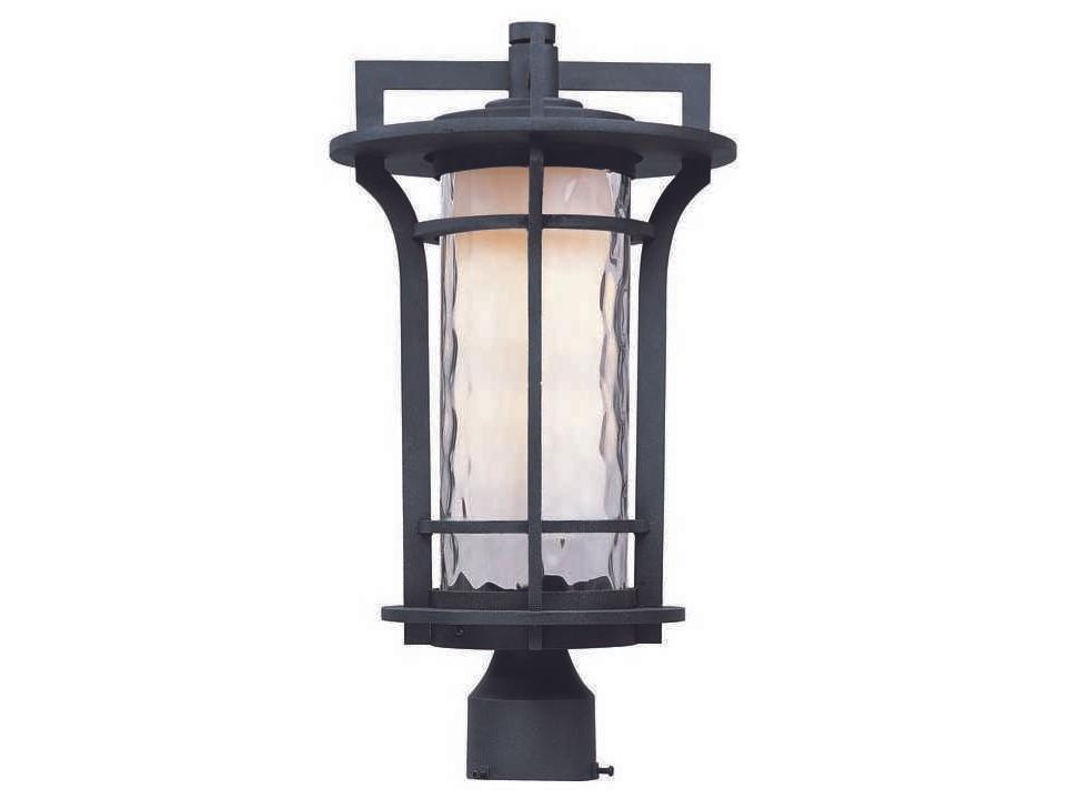 Oakville 1-Light Outdoor Post Light in Black Oxide