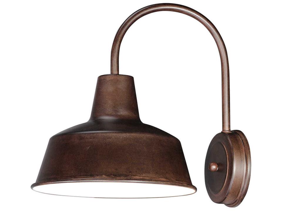 Pier M 1-Light Outdoor Wall Sconce in Empire Bronze