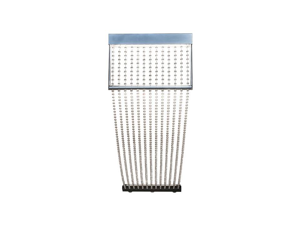 Rainbow Ridge 6-Light 108-Inch Long Linear Chandelier in Nickel