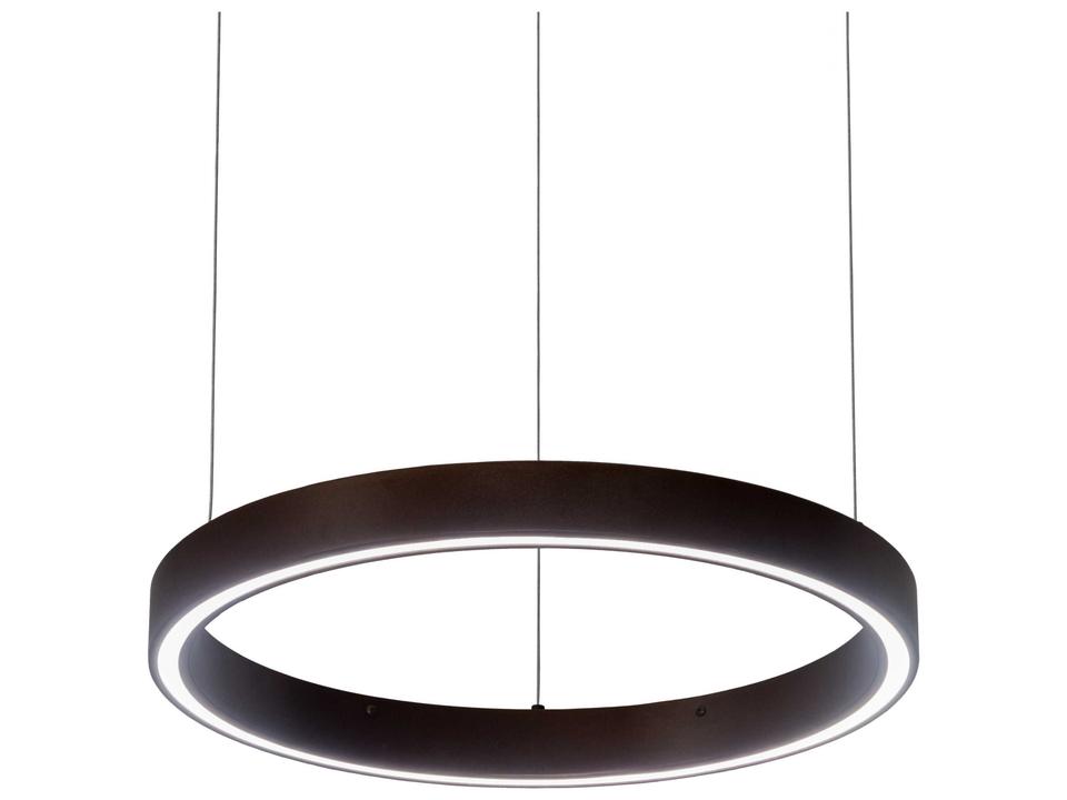 Anillo Round LED Mini Pendant in Mahogany Bronze Finish