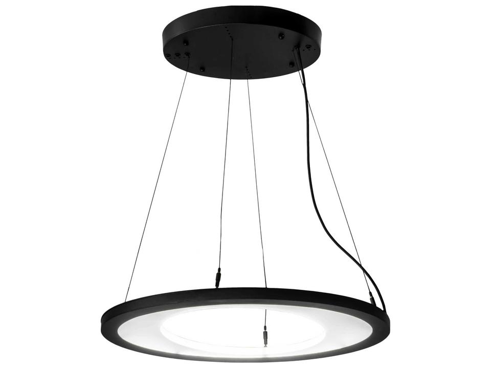 Anillo Solar Black Oblong LED Pendant Light with Contrail Mist Diffuser