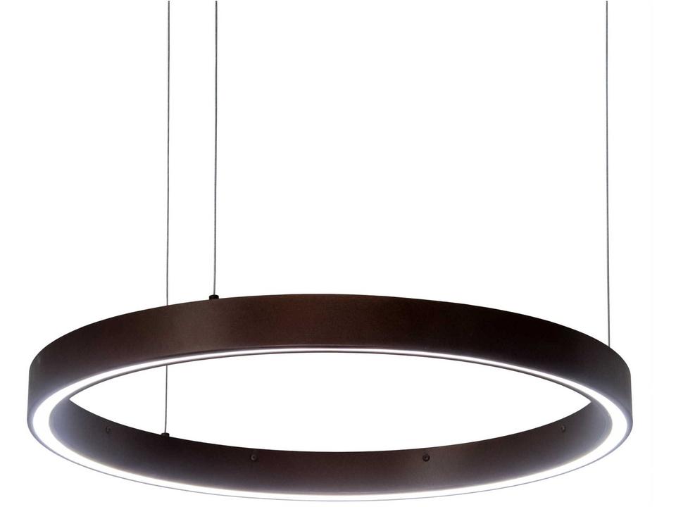 Anillo LED Round Pendant Light in Mahogany Bronze