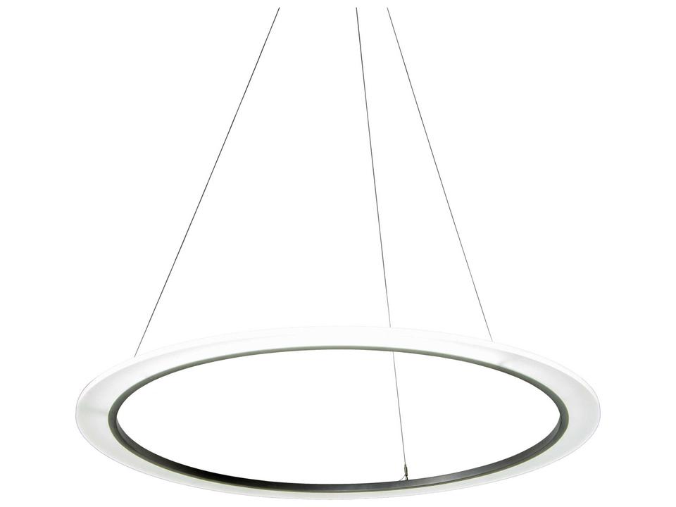 Anillo LED Nickel Glass Round Pendant