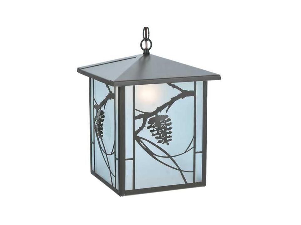 Whispering Pines Outdoor Hanging Light in Timeless Bronze