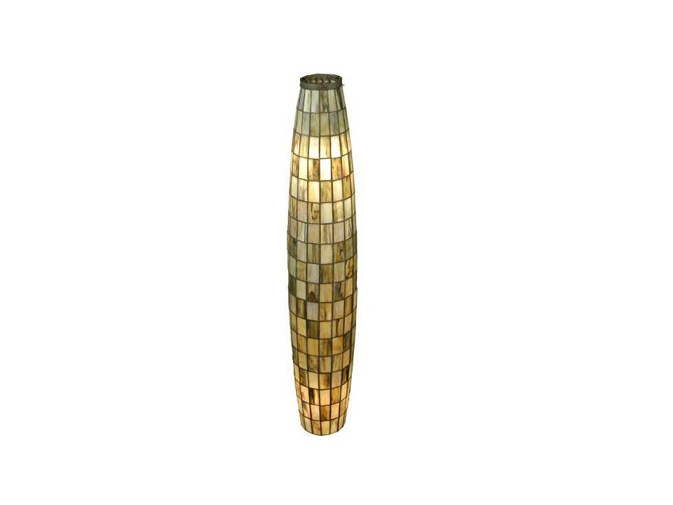 Tiffany Checkers Handcrafted Stained Glass Tube Lamp Shade