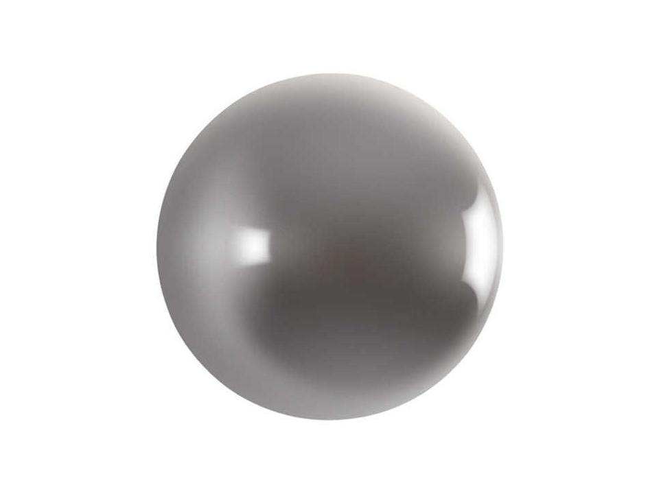 Ball on the Wall Small 3D Wall Art in Polished Aluminum