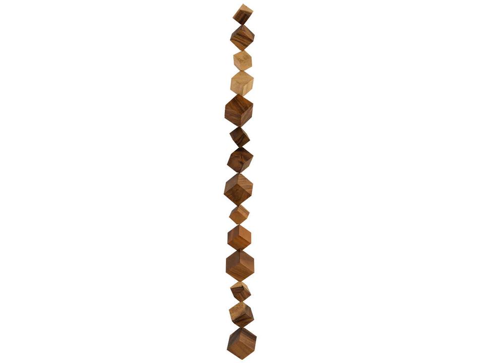Dice Chamcha Wood Wall Art Natural