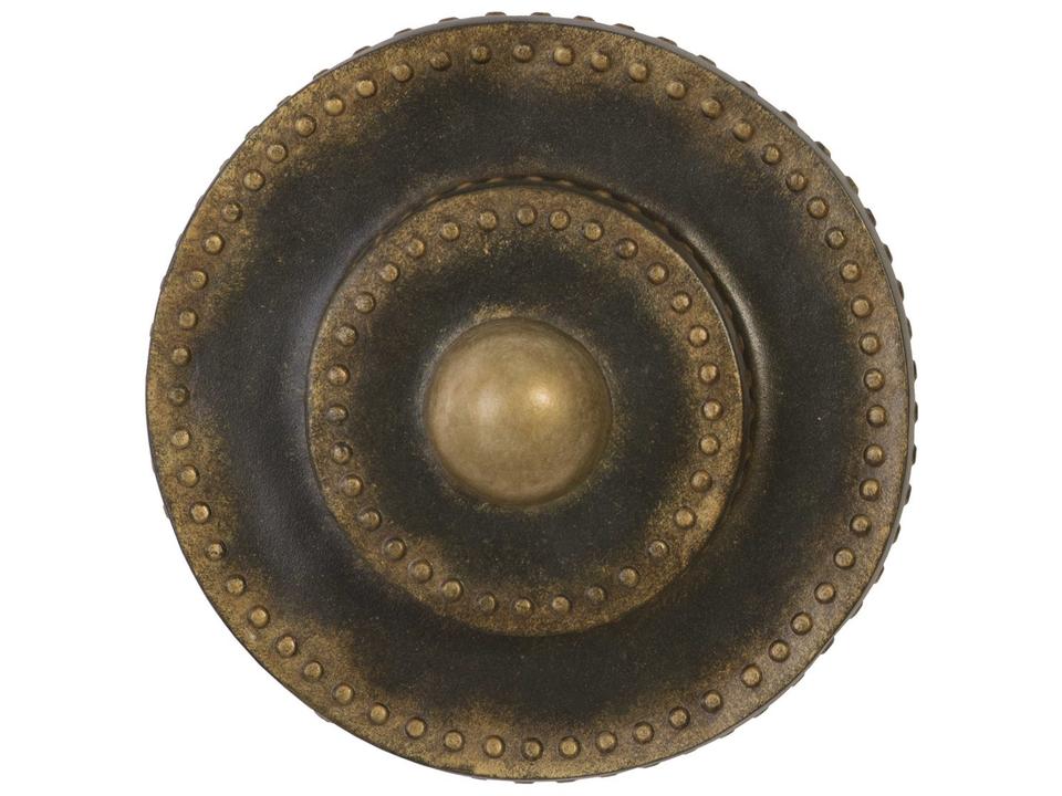 Circles Wall Tile in Aged Bronze Resin