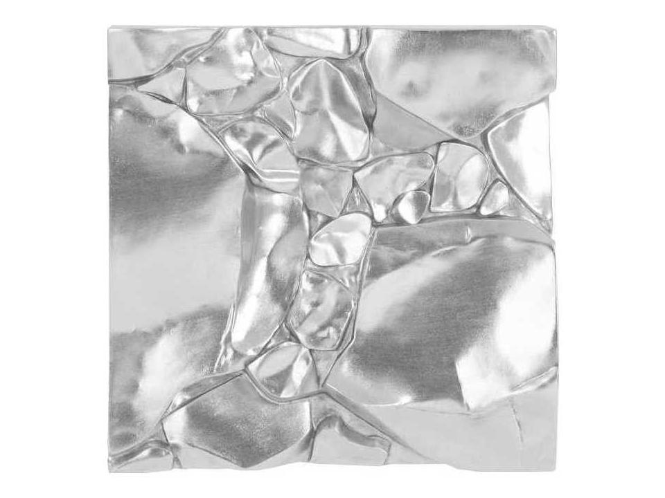 Cairn Wall Tile Trending Liquid Metals Silver Leaf