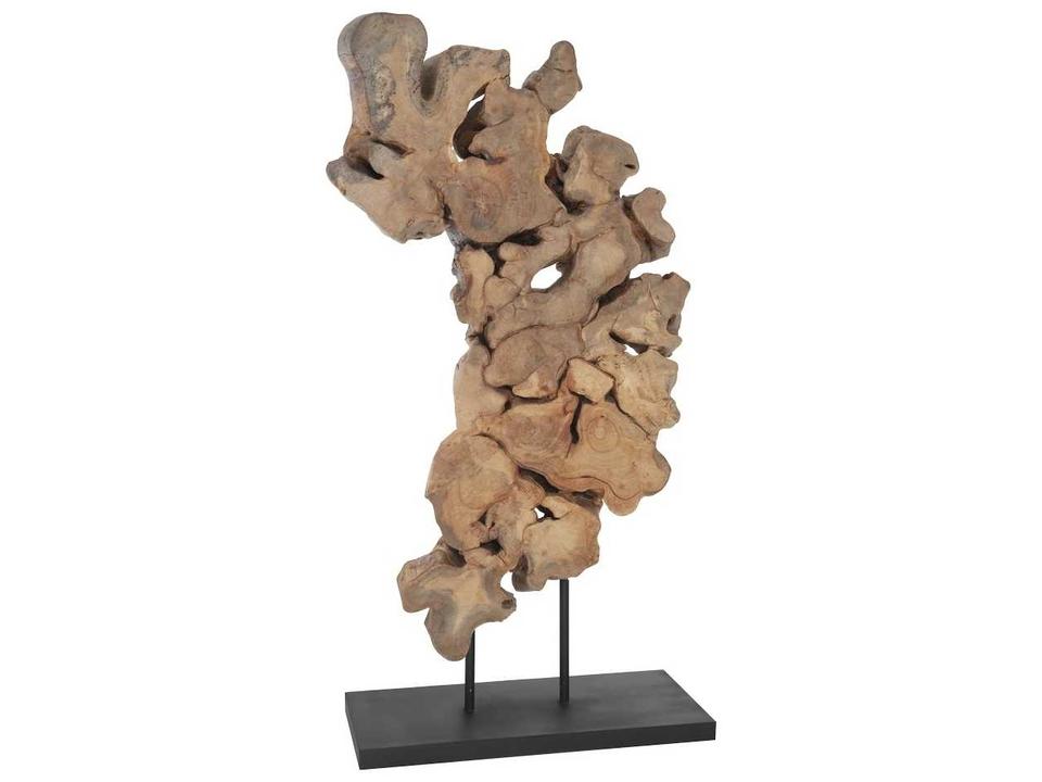 Origins Pipal Wood Sculpture in Black Brown