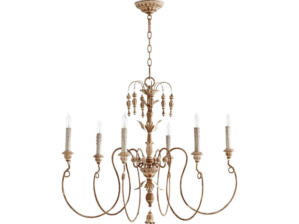 Salento 6-Light Chandelier in French Umber