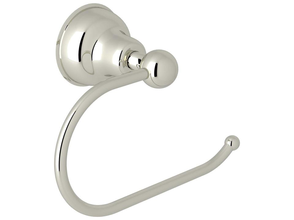Arcana Wall Mount Loop Toilet Paper Holder in Polished Nickel